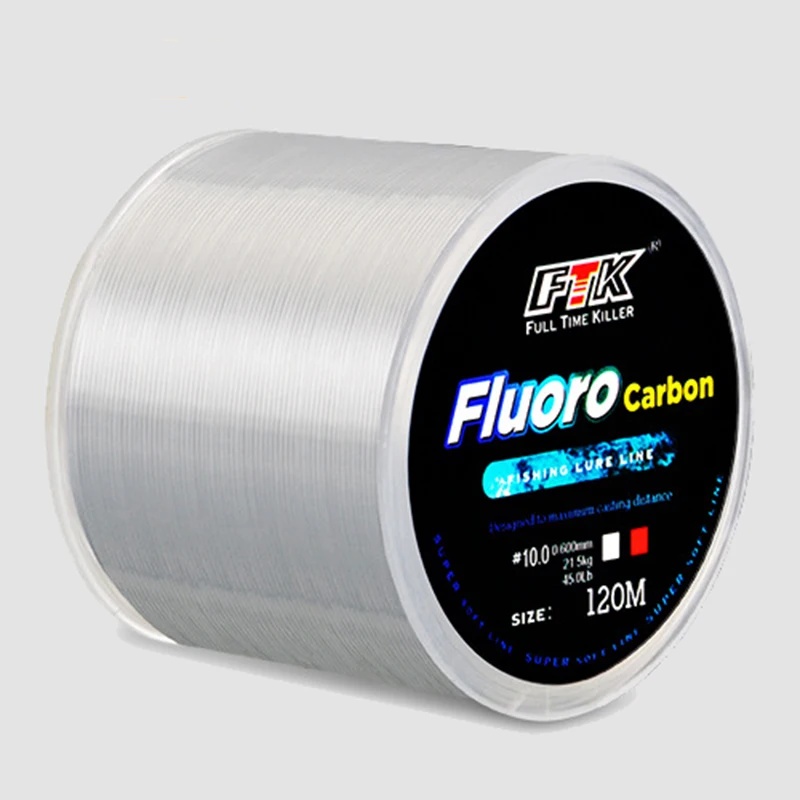 Fluorocarbon Line - 120M Vislijn 0.14mm-0.6mm Fluorocarbon Coating Proces