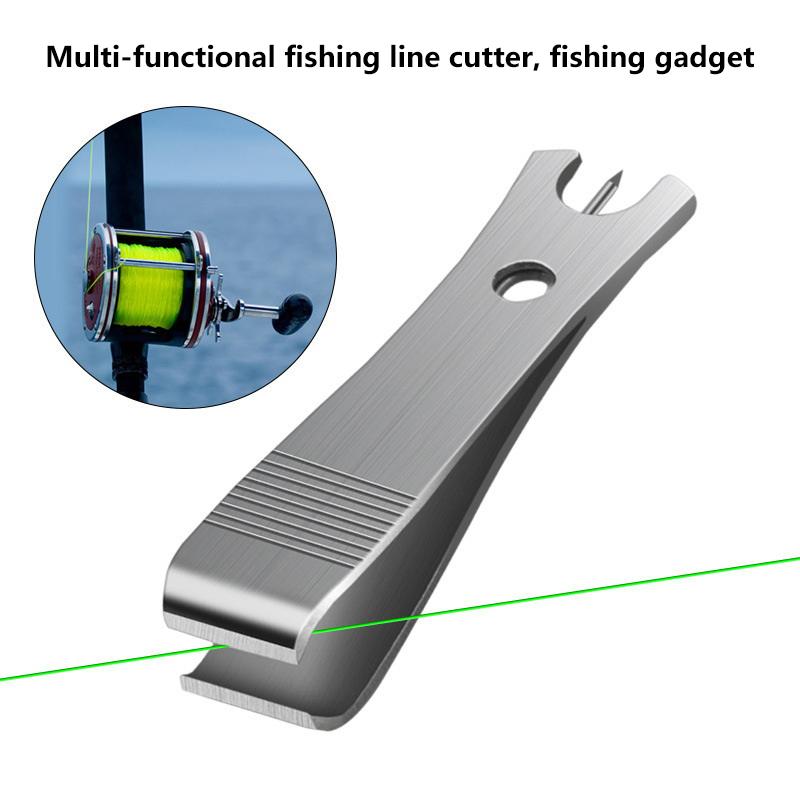 Fishing Line Cutter - Roestvrijstalen lijnsnijders met haakogenreiniger Premium visgereedschap