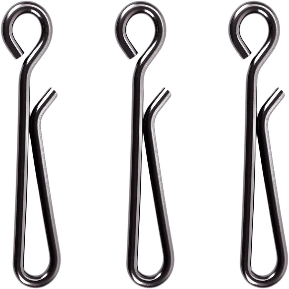 Freshwater Line - 100 Stuks Rvs Vissen Snap Clips