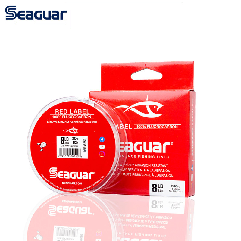Fluorocarbon Line - SEAGUAR Red Label 160M/183M 100% JAPAN