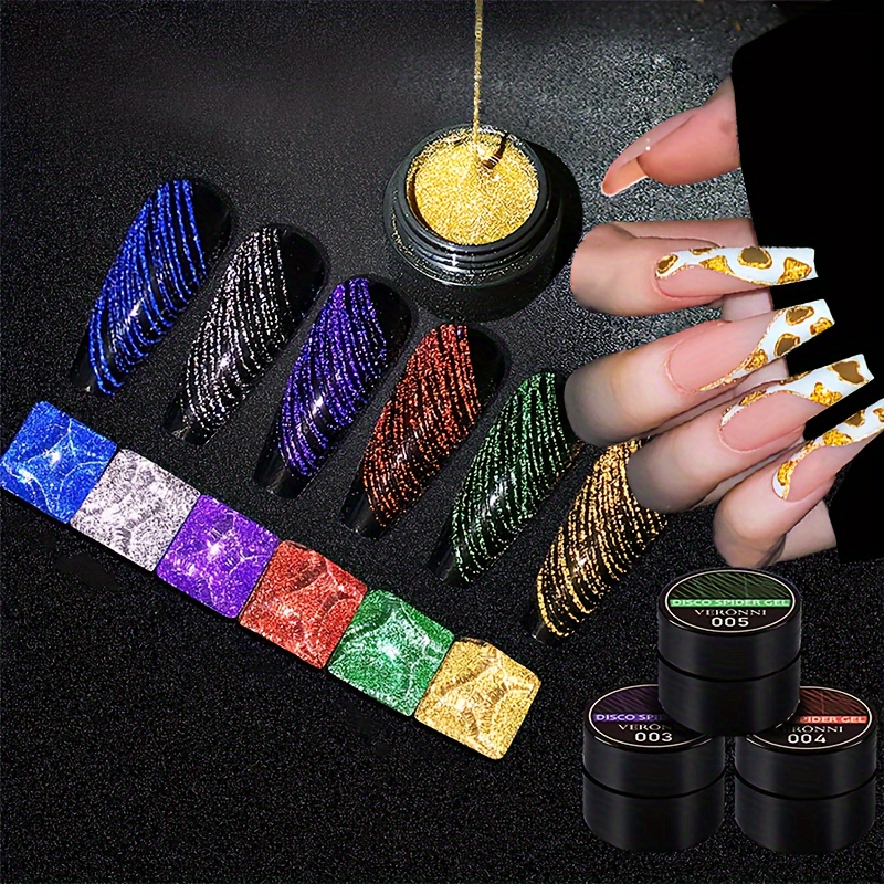 Copolymer Line - 6-kleuren spinnengel, nieuwe upgrade matrix reflecterende