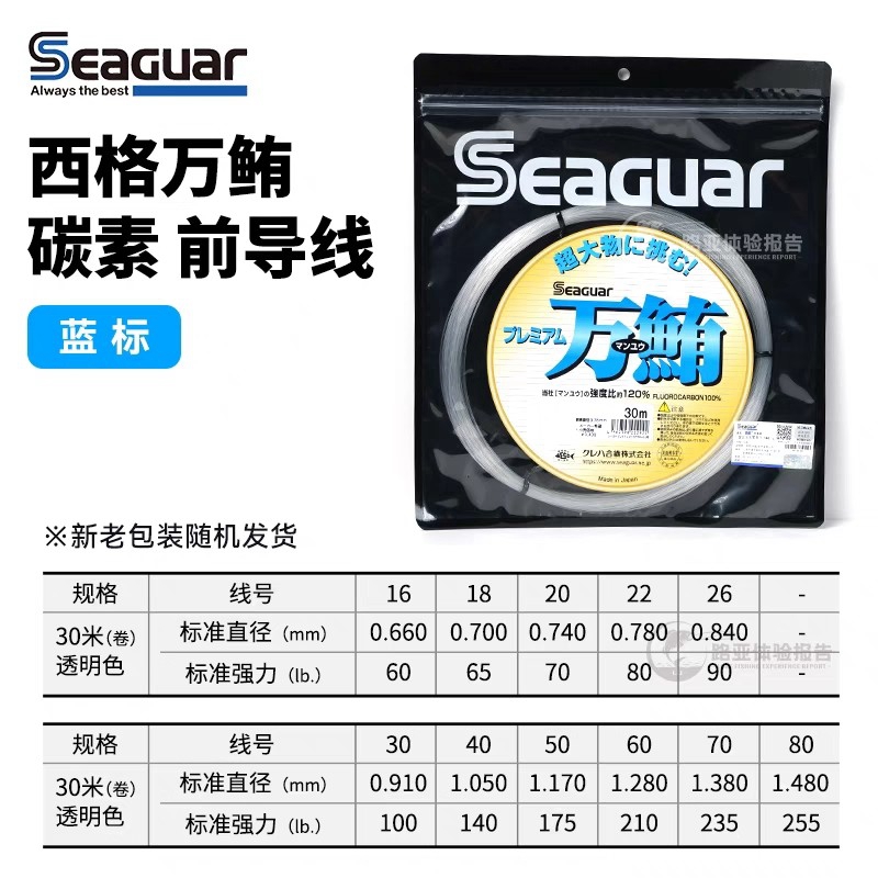 Originele Seaguar 100% Fluoroc - Fluorocarbon Line recensie en prijs
