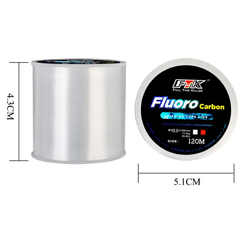 120M Vislijn 0.14mm-0.6mm Fluo - Fluorocarbon Line recensie en prijs
