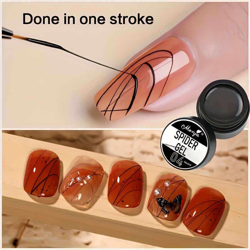 Nail Art Drawing Gel, elastisc - Copolymer Line recensie en prijs