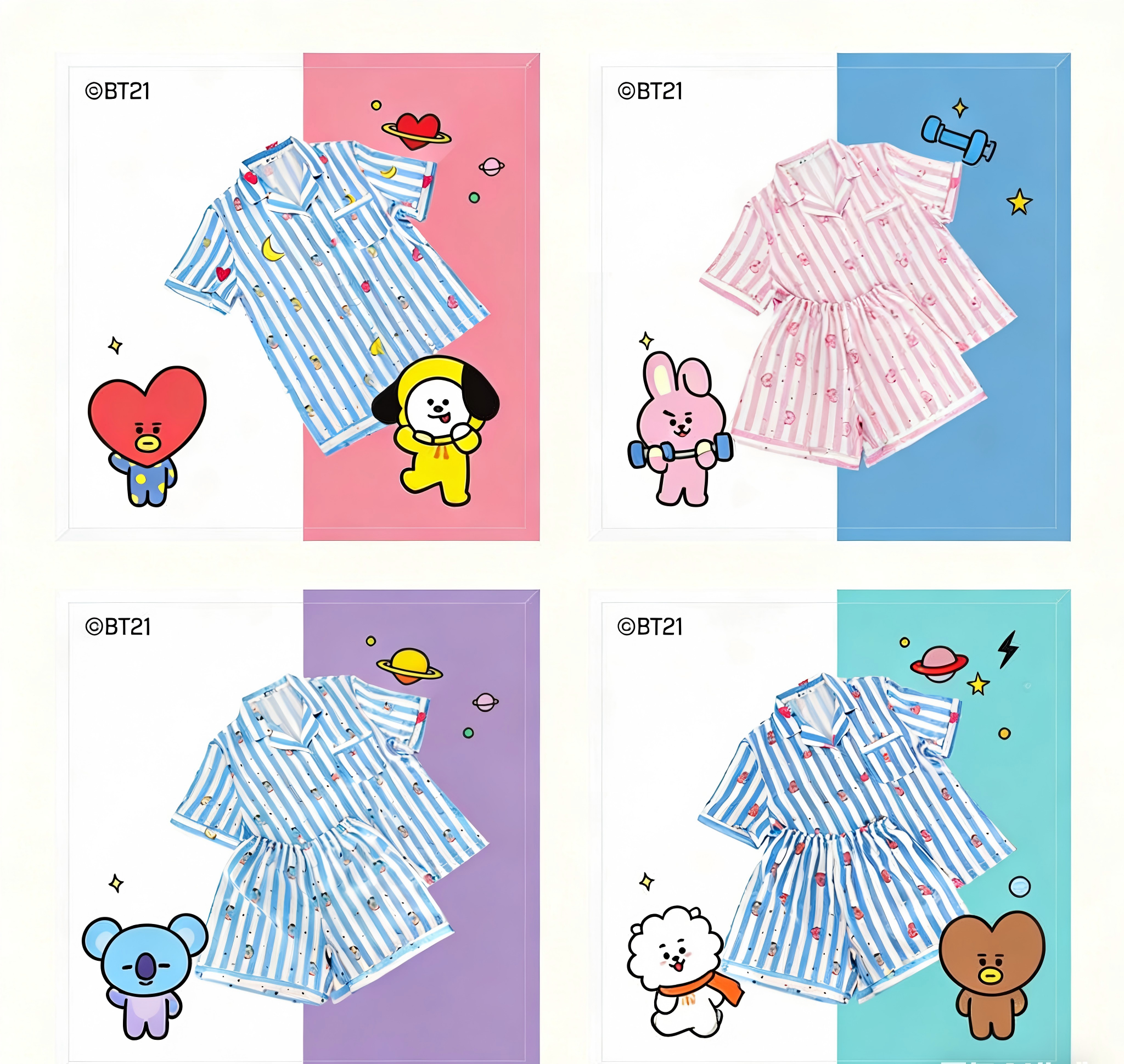 BT21 Unisex zomerset T-shirt m - Tippet Line recensie en prijs