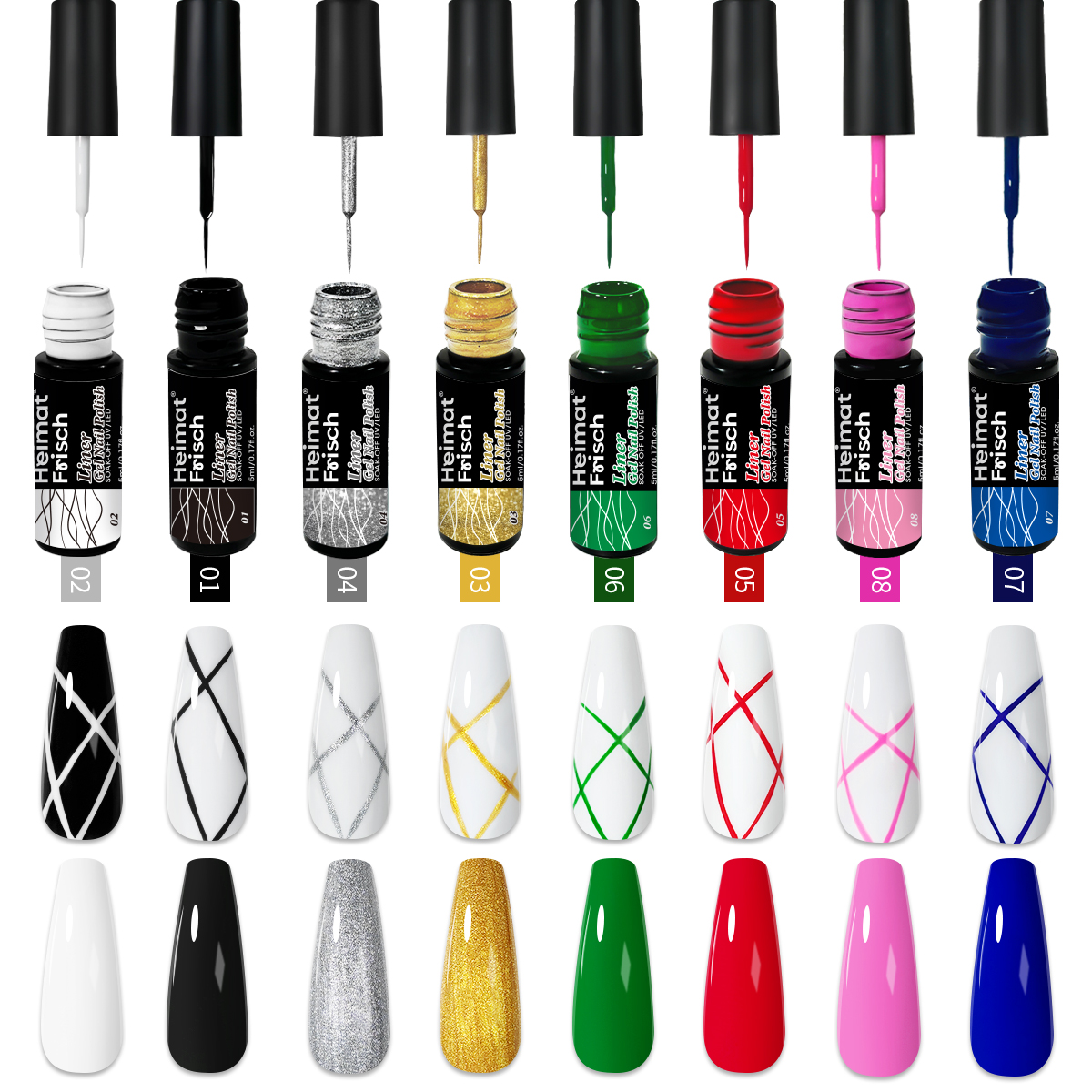 Heimat Frisch 4-pack gel nagel - Copolymer Line recensie en prijs