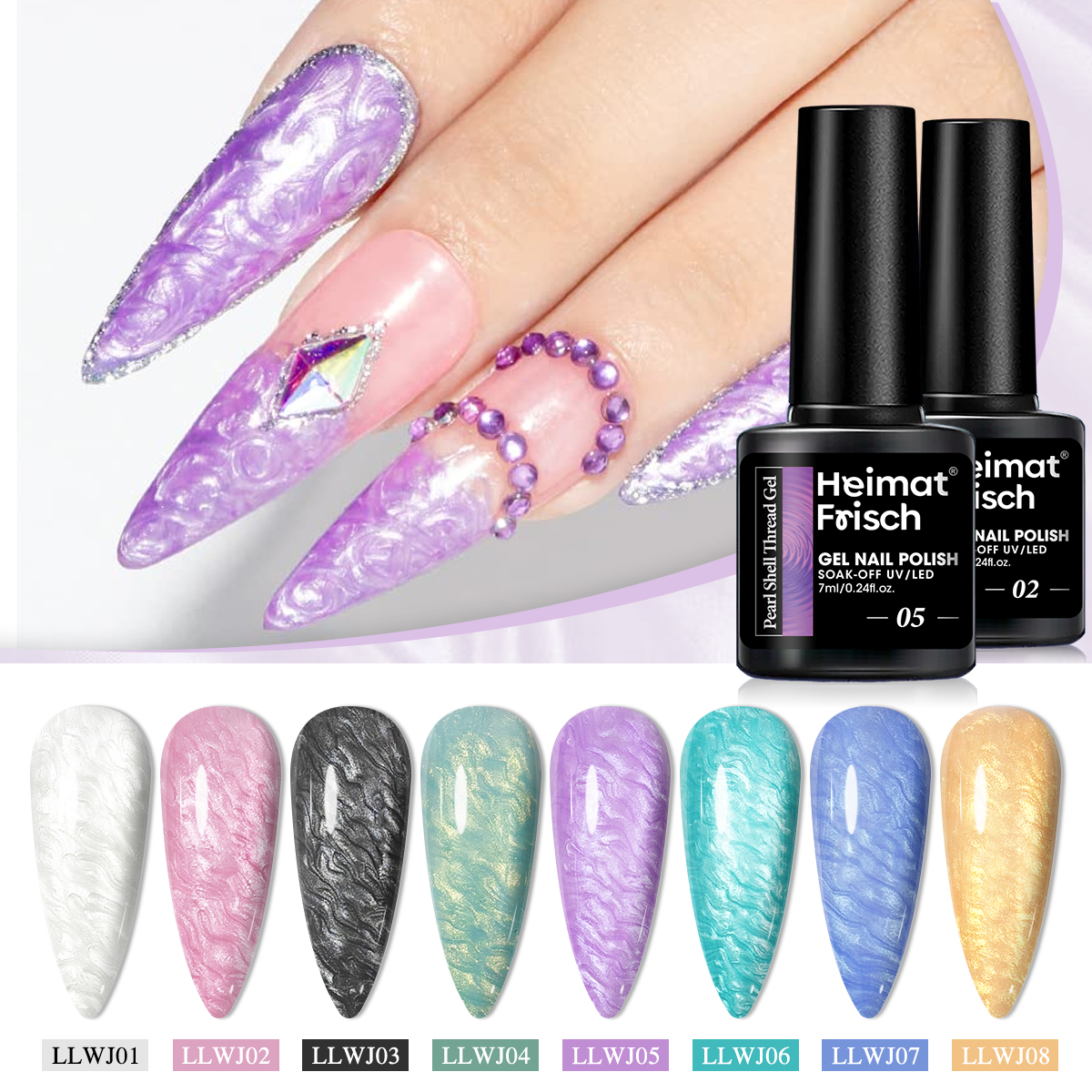 1 stuk Shell Line Gel Nagellak - Copolymer Line recensie en prijs