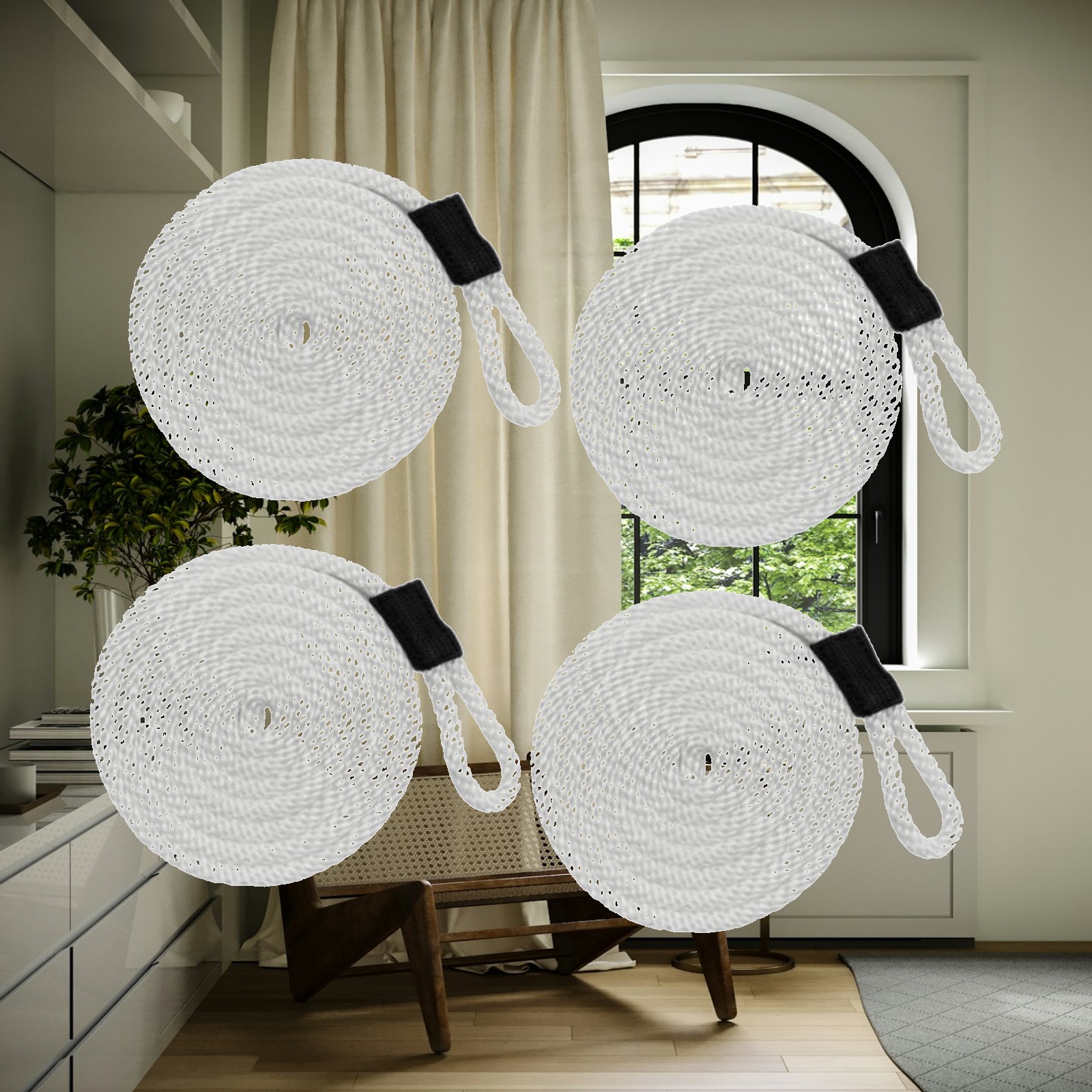 4 stuks Docklines Mooring Rope - Braided Line recensie en prijs