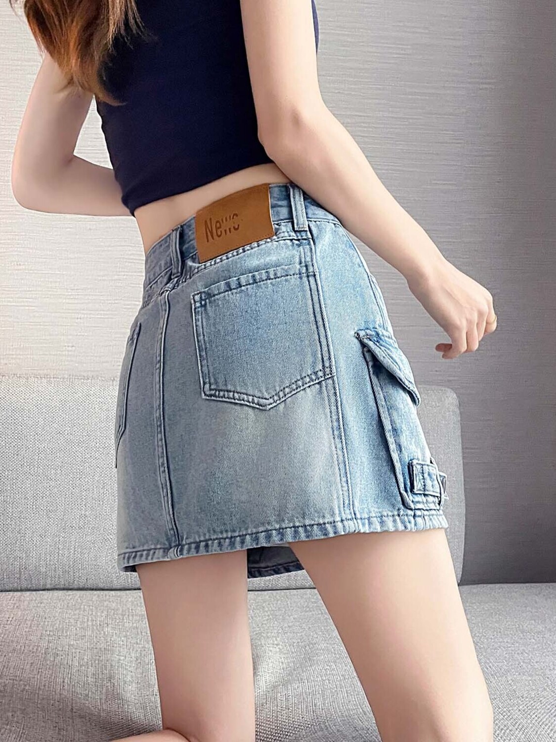 Dames hoge taille cargo denim  - Fly Line recensie en prijs